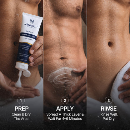 Intimate Care Combo: Hair Removal Cream, Intimate Wash & Anti Chafing Cream
