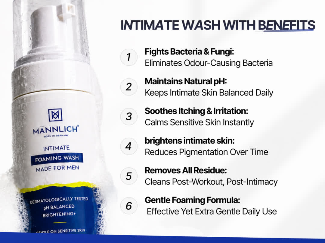 Intimate Foaming Wash for Men, feature 4 of 8