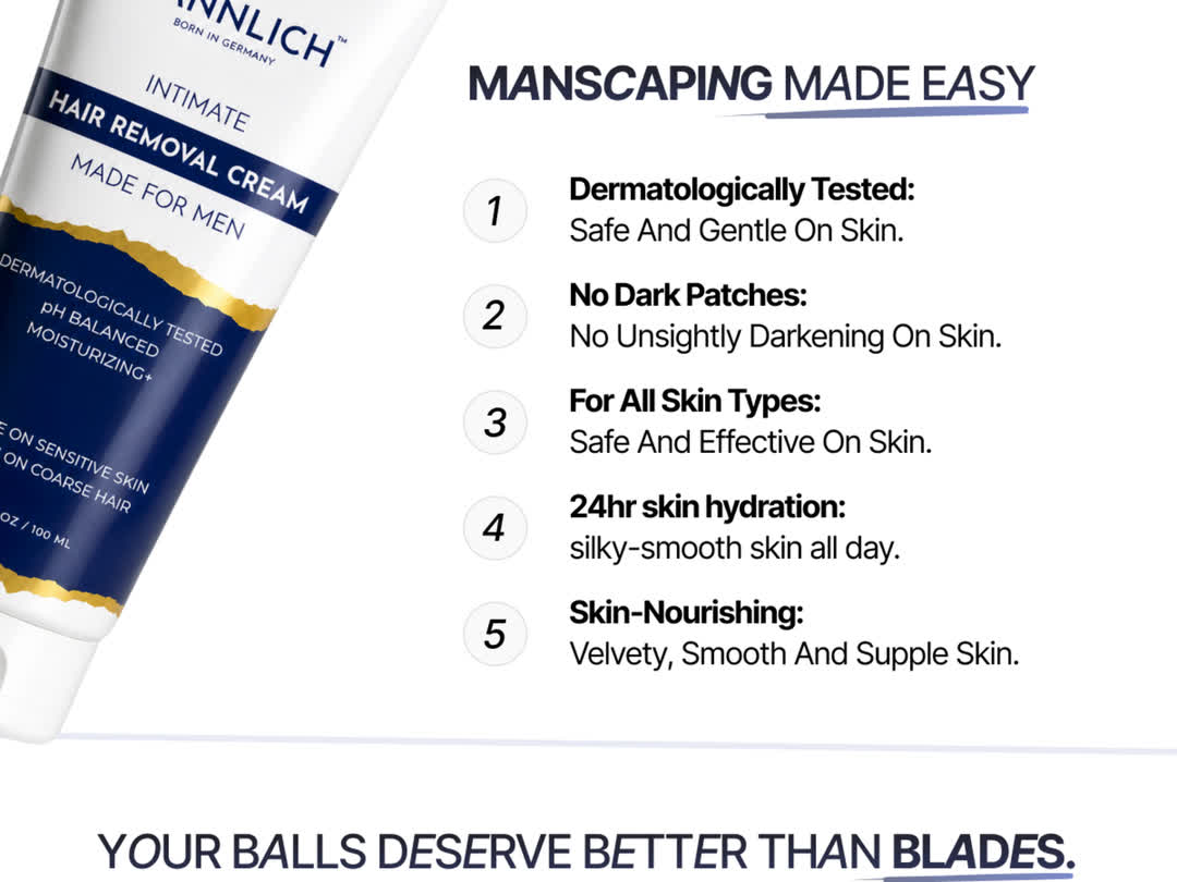 Intimate Hair Removal Cream for Men, feature 3 of 7