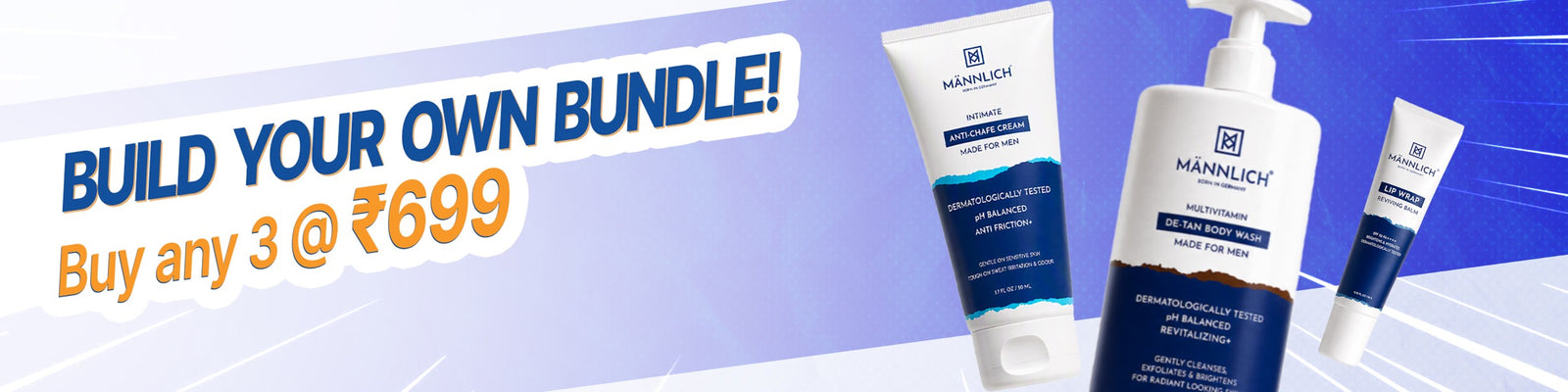 Build your own bundle, buy any 3